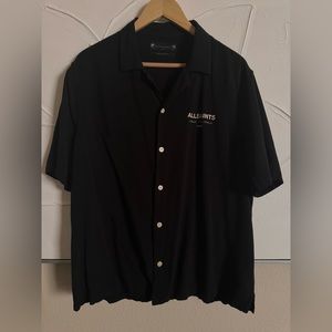 All Saints Men's Casual Button up Shirt